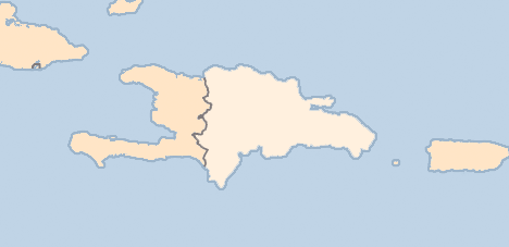 Karta Dominikanska republiken