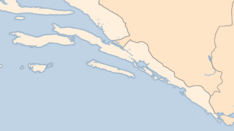 Karta Dubrovnikkusten