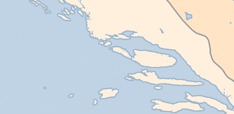 Karta Makarska rivieran