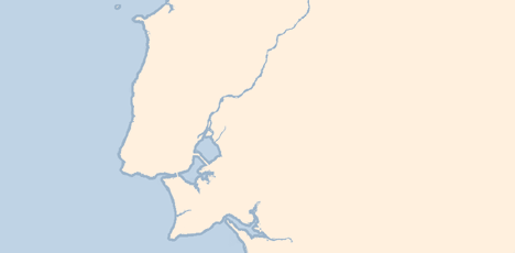 Karta Lissabonkusten