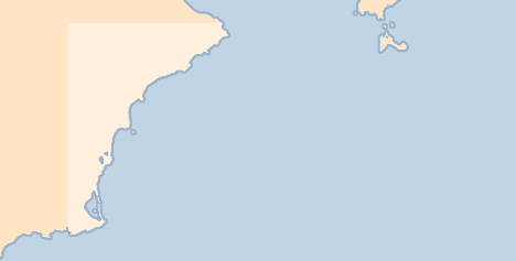 Karta Alicante stad