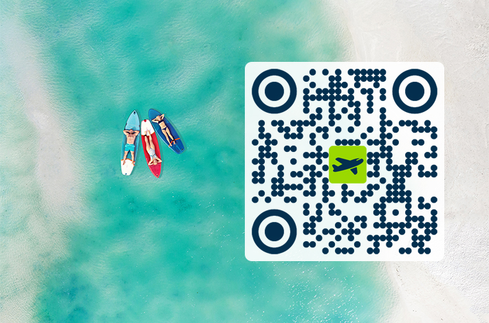 Skann koden for å laste ned vår app.